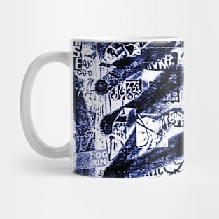 Blue Night Graffiti NYC Street Art Mug